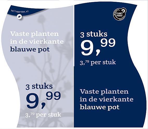 prijsmolen 2022 Nederlands  - Vaste planten 3,79 per stuk - 3 stuks 9,99