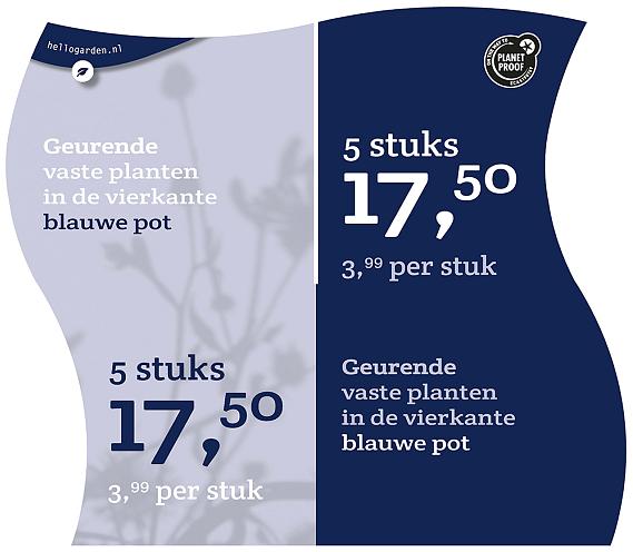 prijsmolen 2022 Nederlands  - Vaste planten 3,99 per stuk - 5 stuks 17,50